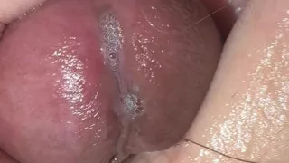Bisexual Husband fuck with cucumber and wife dick cum inside