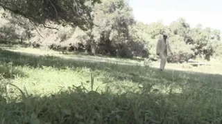 Lusty sluts are sucking and fucking two guys outdoors