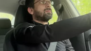 She Couldn't Wait - MILF Blowjob & Handjob While Driving - Public Car Sex Kingyordanov
