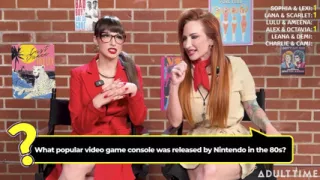 80's Trivia with the Cast of 'escape From Camp Conversion: a Girlcore Trilogy'  Adult Time