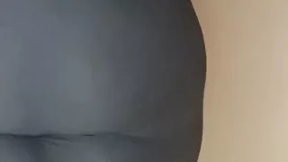 Booty Drops and Slaps in Leggings While in Slow Motion
