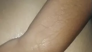 With my toy in the shower