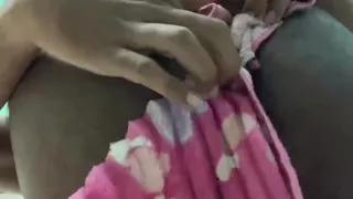 Inserting Soft Towel Hanky Inside My Boy Pussy