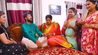 Desi Indian Thirki Husband Fucks His All Four Wives at the Same Time and Cumshot on Face. Hindi Audio