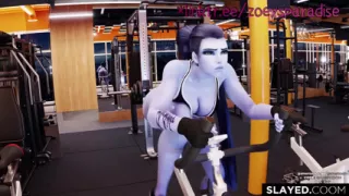 Widowmaker has a tough day at the gym and receives help