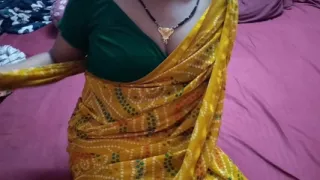 Landlord Aunty seduced a college boy to satisfy her desires