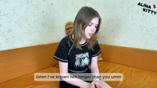 Alt Girl Came After Cheating to Make Up - Forgave Her with Hard Sex and Facial Cum