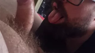 Sucking a fat dad's thick cock (Teaser)