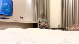 Indian Bhabhi Dare with Hotel Staff and Fucked up Hindi