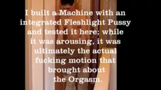 Fleshlight Pussy Machine Fuck Test Masturbation