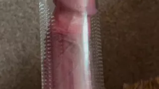 Playing with my penis pump
