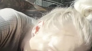 BBC Blowjob in the Car