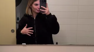 I Was Out with My Friends and I Felt Like It, I Started Masturbating in the Bathroom, Then I Went Home to Get Fucked