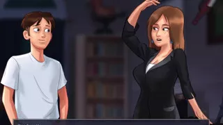 Summertime Saga - Miss Bissette Sex Scene