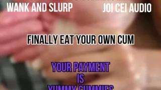 Double Team CEI Finally Eat Your Own Cum Right Now