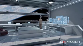 Nexus-3 Orbit Station Meta Gives Sloppy Blowjob, Deepthroat & Hard Doggystyle Assfuck Until Cum on Tits
