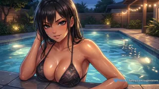 Girl in the Private Pool - Exclusive Scene