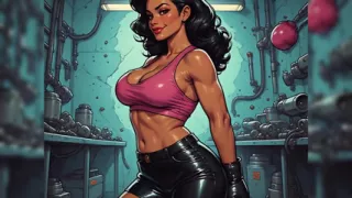 Sexy Women Boxercise Art