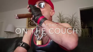 Cigardad on His Couch