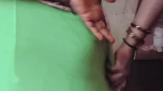 Desi Tamil Slut Wife Renu No Bra Blouse & No Panty Petticoat Saree Tease for Secret Lover! Indianhotwifex