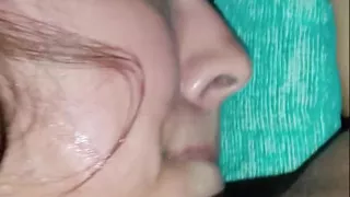 I film this little slut and finish inside her doggystyle.