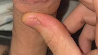 20-year-old boy's pre-cum