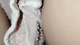 She had just finished orgasm