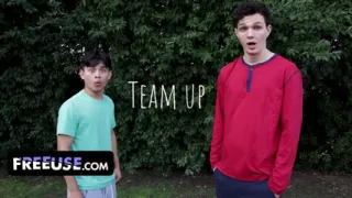 Busty Aleksa Tutors Two Size Opposite Boys
