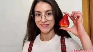 Strawberries with Shana Food Fetish