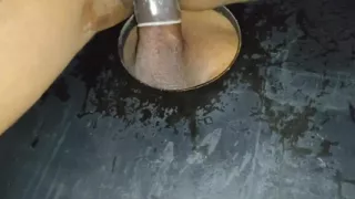 I Love Sucking Black Cock at the Gloryhole, I Got so Horny That I Even Gave Him My Ass!