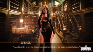 Sisters in Sin Gameplay Part 12 - Lust Performs the Sexual Ritual with Esther in the Library