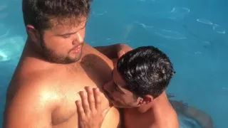 Stepcousin Sucks Nipples and Fat Gay Sucks Cock