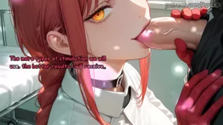 Your Doctor Makima is checking on your massive cock's health (Sex JOI)