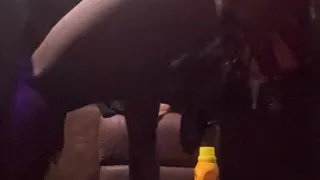 This Big Ass Dildo That Using On My Boy Pussy Got Me Wet, Moaning And Calling Out My Homeboy Name
