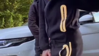 Horny Chav Fucks Sub Boy in Public
