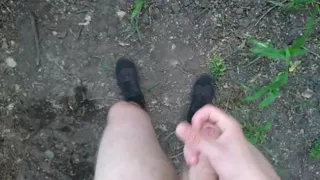 Outdoor Solo Pleasure: Getting Fully Naked and Cumming in Nature
