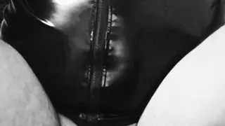 Anal latex cumshot
