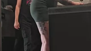A Camera in a Public Restroom Catches a Strange Man Fucking a Girl Who Is Washing Her Panties.