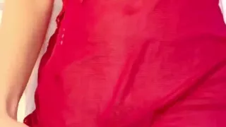Fucking a Vietnamese Girl in a Red Outfit
