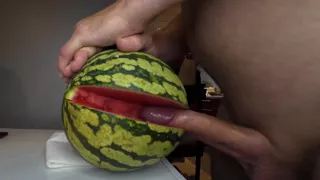 Fucking a virgin Watermelon