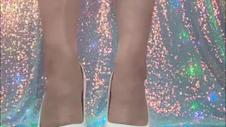 White High Heels Upclose