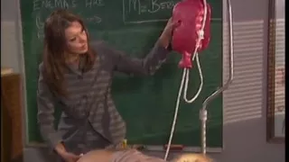 Amazing blonde milf getting enema