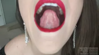 Sexy Open Mouth and Throat Fetish Fun