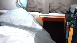 Masturbating in a train.