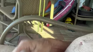 My Small Penis On the Patio