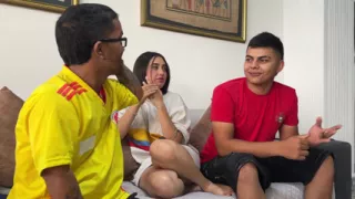 My Best Friend Crying While I His Wife for Losing the Colombia Vs Portugal Match Bet