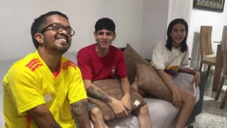 My Best Friend Crying While I Fucked His Wife Hard After Losing the Bet on the Colombia - Portugal Match