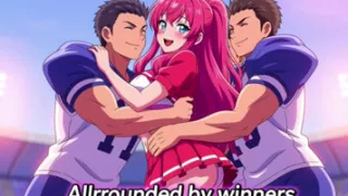 cheerleader Mia gives her favorite team the ultimate private celebration