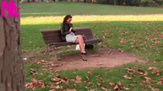 Dangling in Black Patent Pumps in the Park