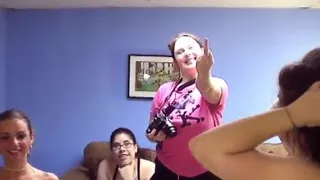 Three bisexual girls love eating pussy and getting their slits filled with dick